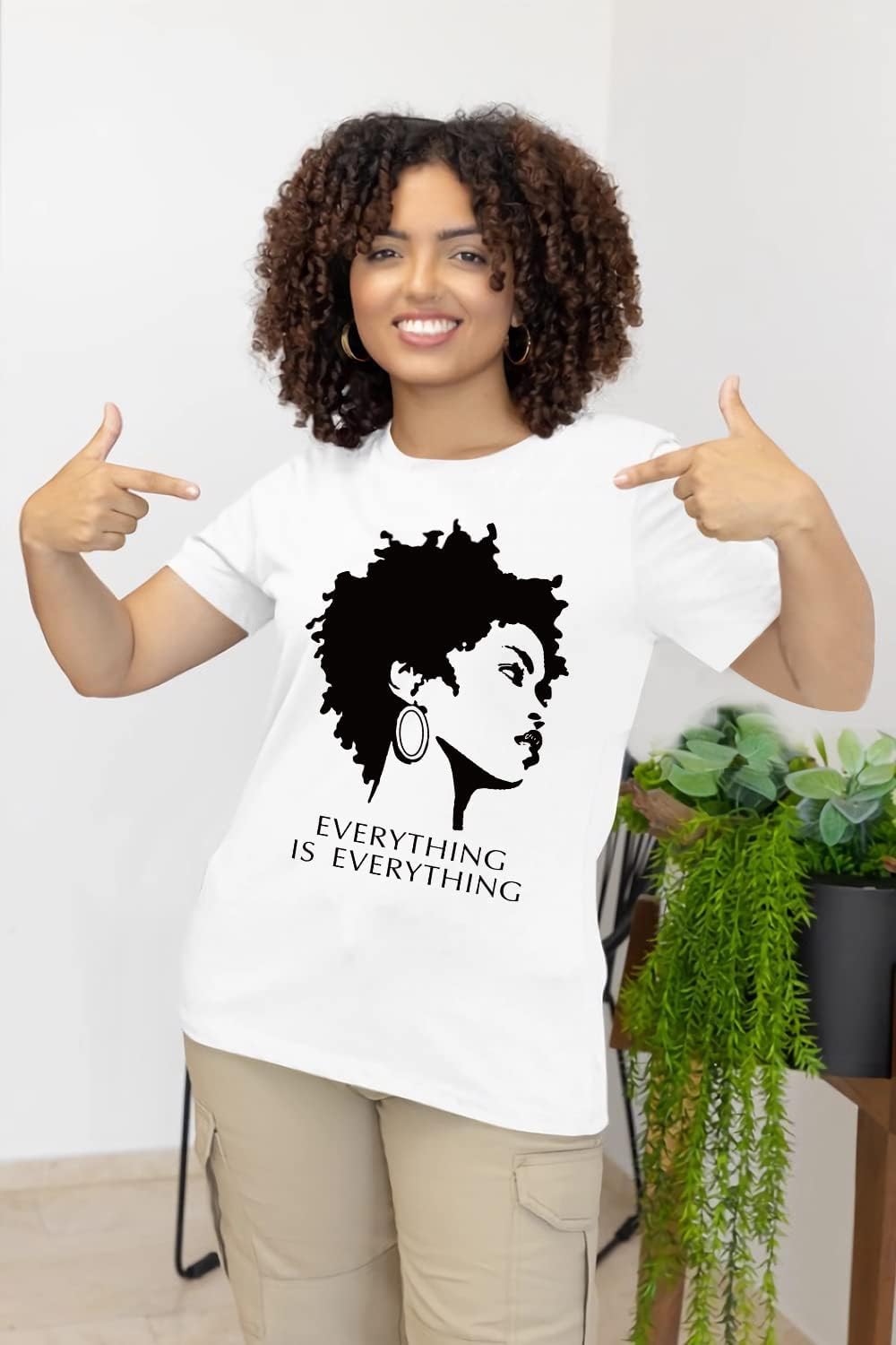 Black History Shirts Black Graphic tees for Men and Women, Magic Fashion Afro American Natural Hair Vintage Melanin T-Shirts