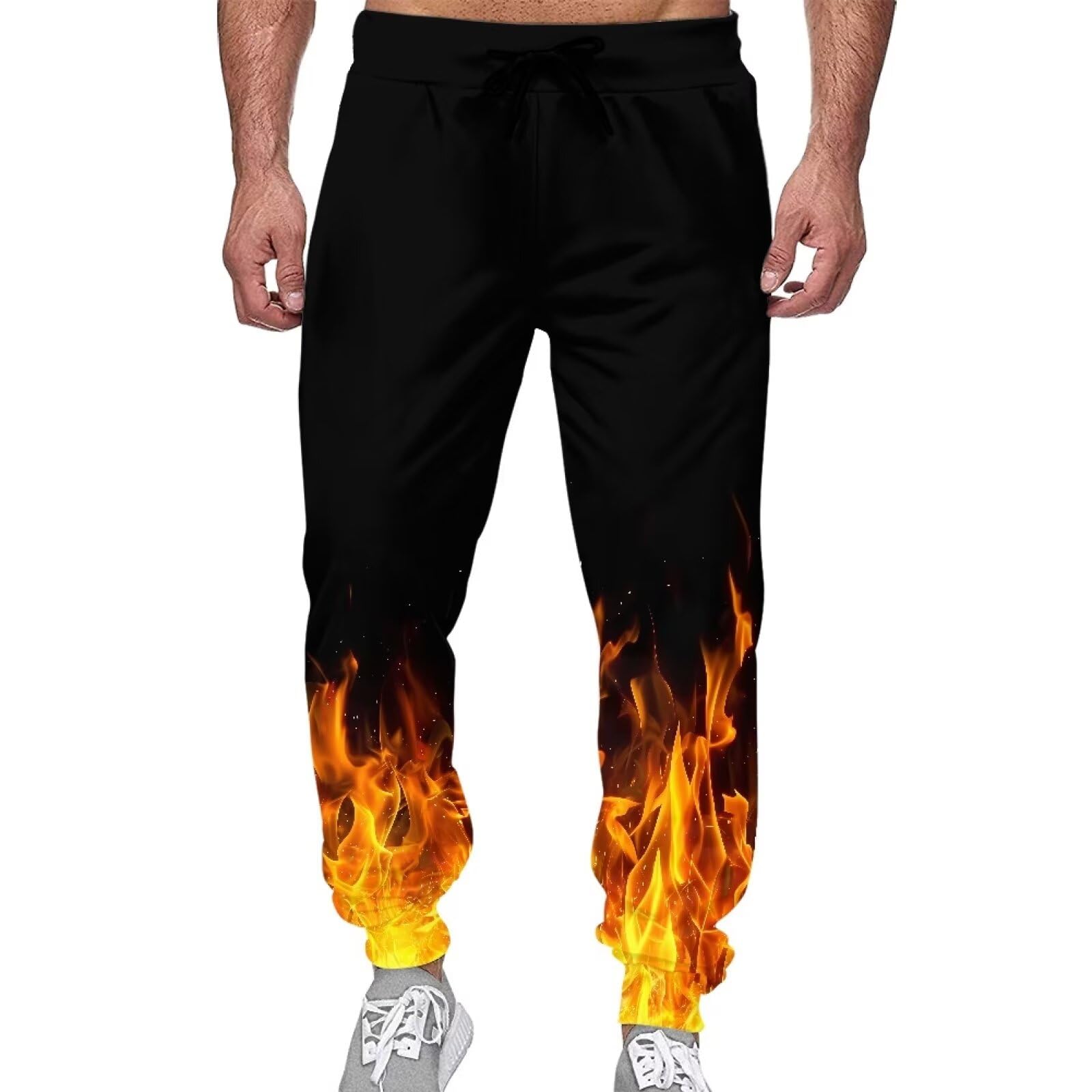 Suhoaziia Women's Men's Athletic Sweatpants with Pockets Adult Footed Sweatpants Loose Fit Casual Sports Lounge Pants S-5XL