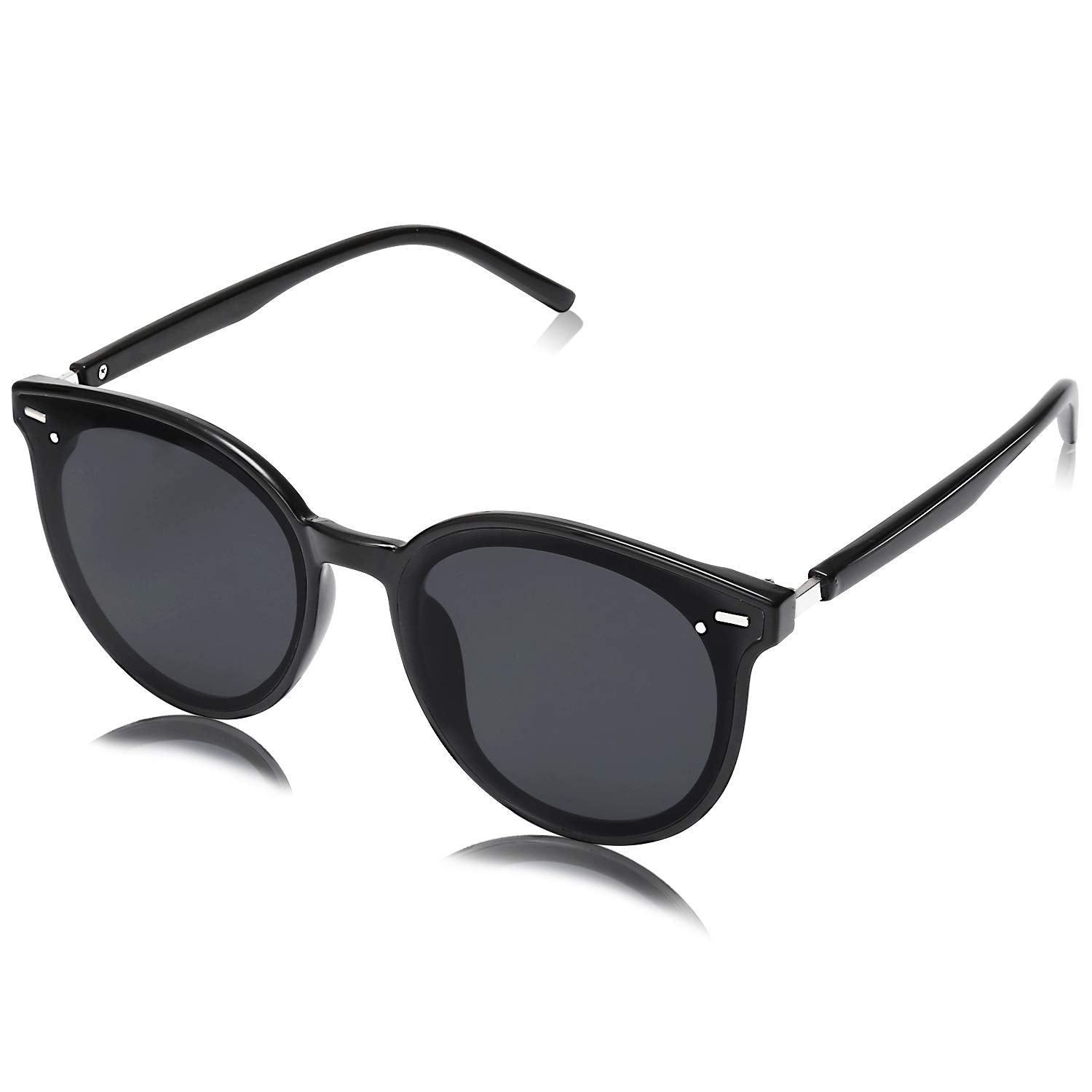 SOJOS Sunglasses Womens Trendy 2025 Classic Round Retro Vintage Shades Large Frame Sunnies SJ2067