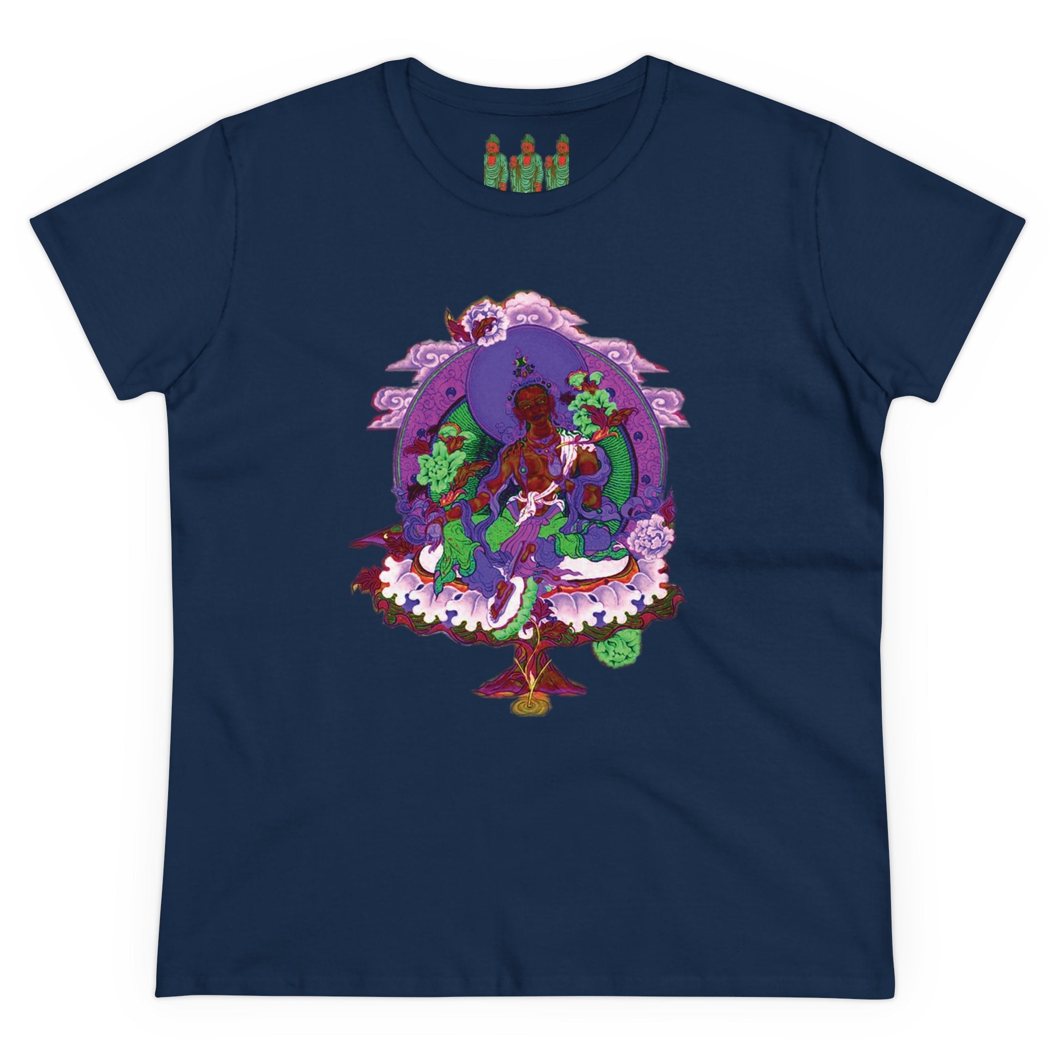 Buddha Pastel Sketch Women's Cotton Tee