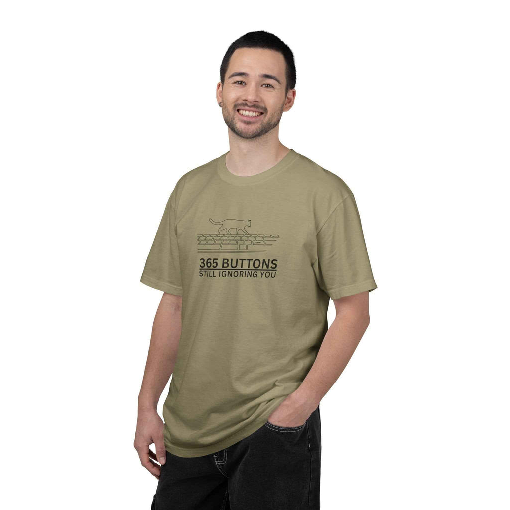 365 Buttons Still Ignoring You – Cat Keyboard T-Shirt