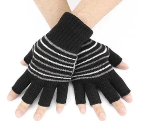 USB Heating Warmth Touch Screen Anti-drop Gloves For Men