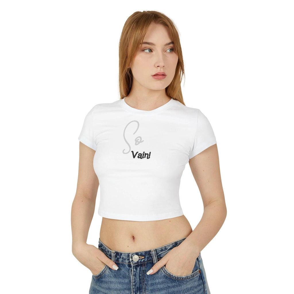 So vain Women's Crop Tee