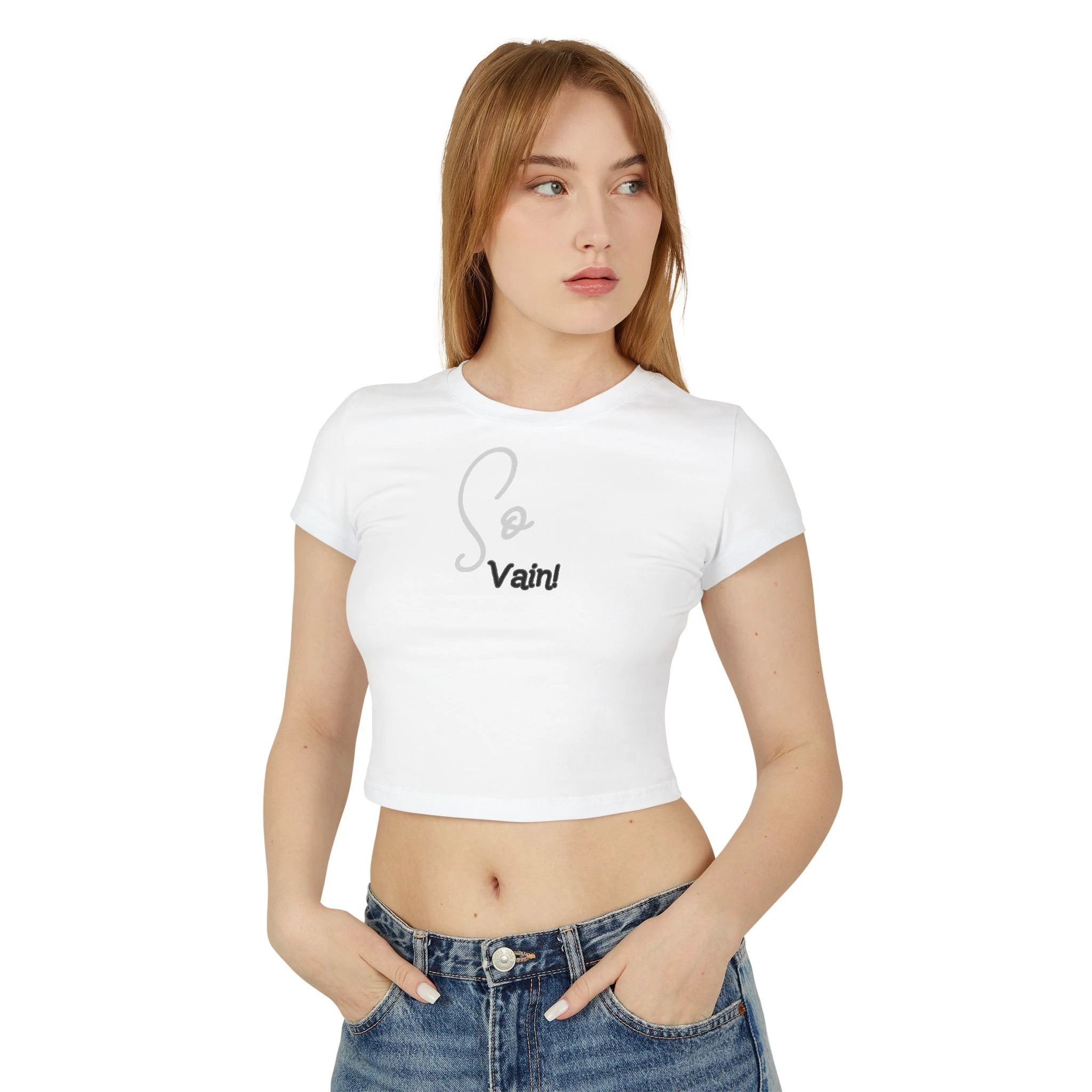 So vain Women's Crop Tee