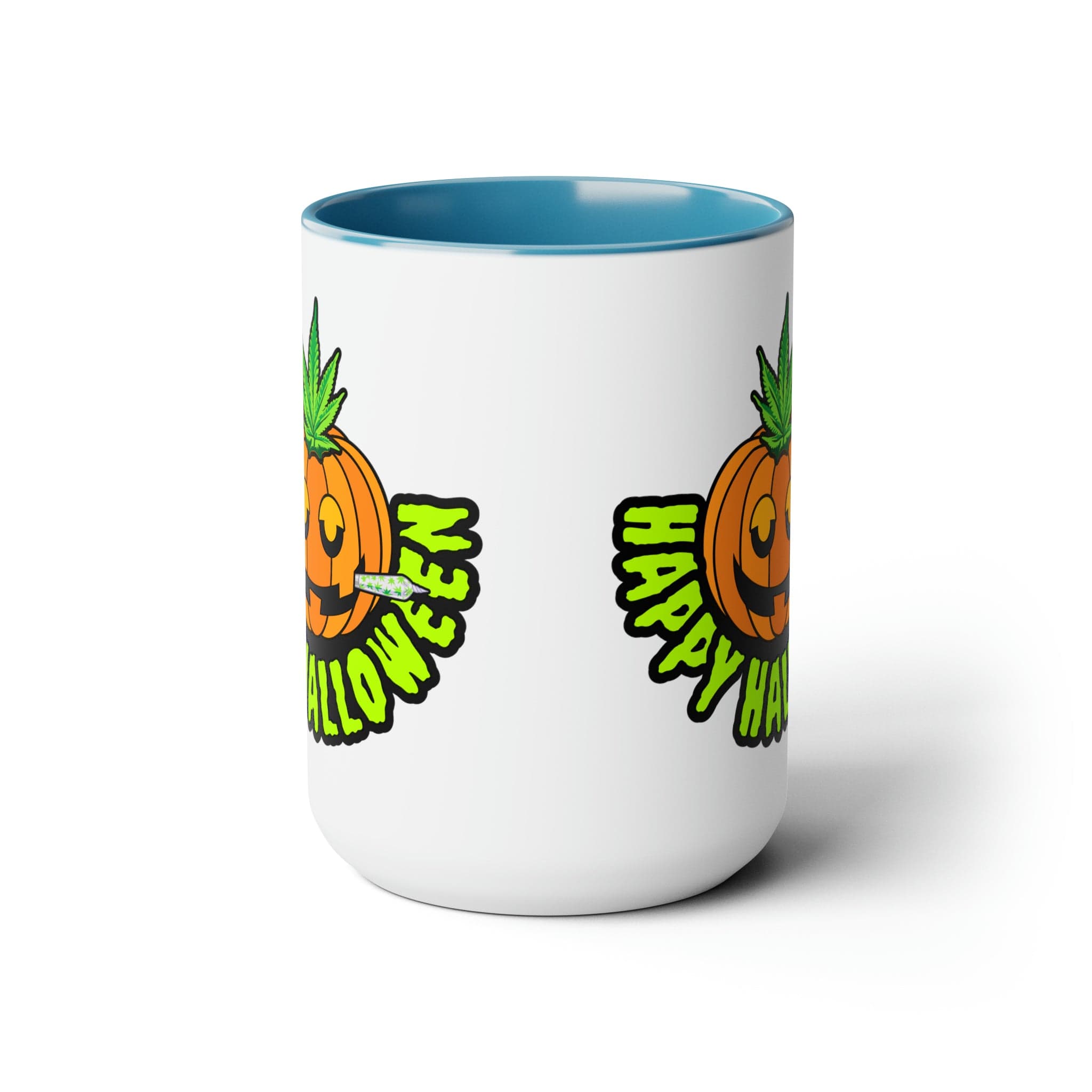 Happy Halloween Pumpkin Stoner 15oz Coffee Mug