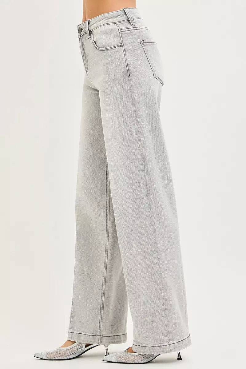 RISEN Slouchy Baggy Jeans For Women Ultra Comfortable Everyday Casual Denim With Contrast Stitching