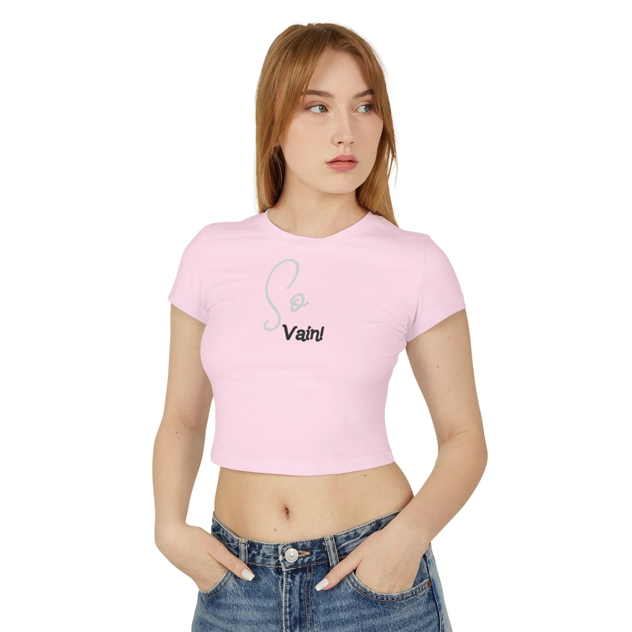 So vain Women's Crop Tee