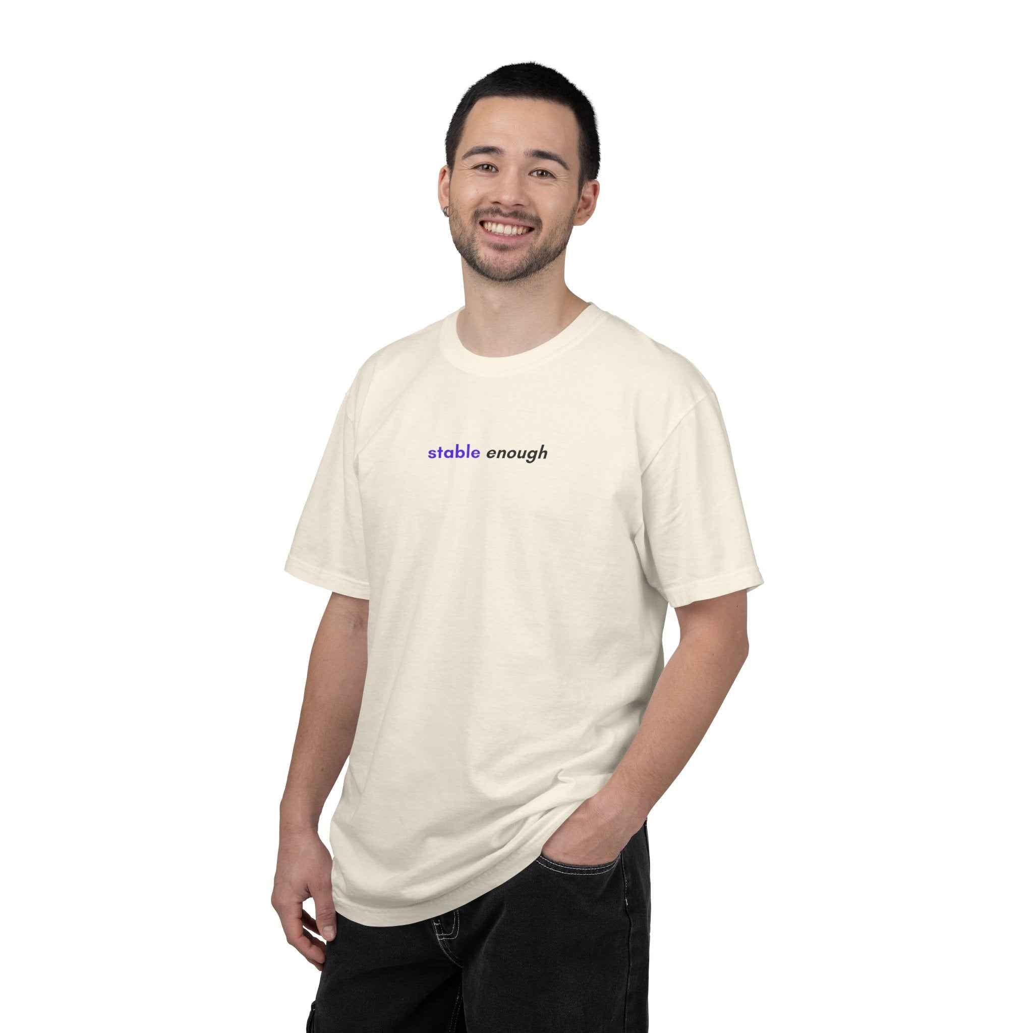 Stable Enough Epilepsy Awareness T-Shirt | Minimal Awareness Tee