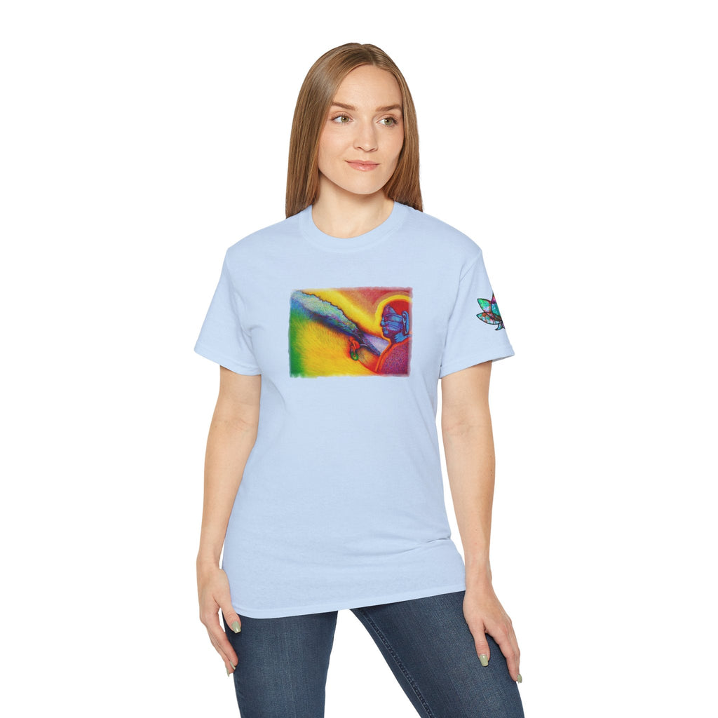 Surf is My Buddha Tablet Print Unisex Ultra Cotton Tee