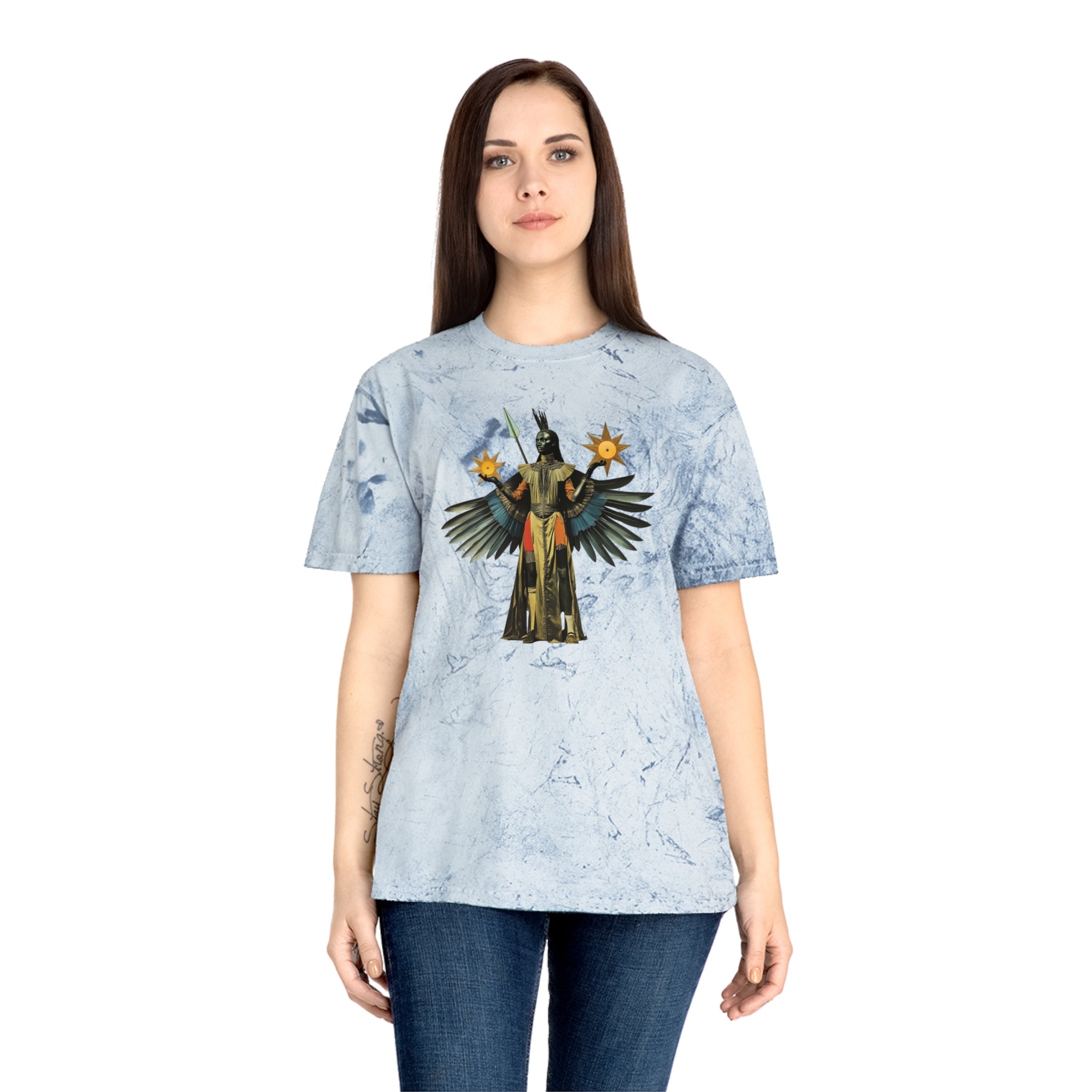 Amaru Khan Stars Unisex Color Blast T-Shirt