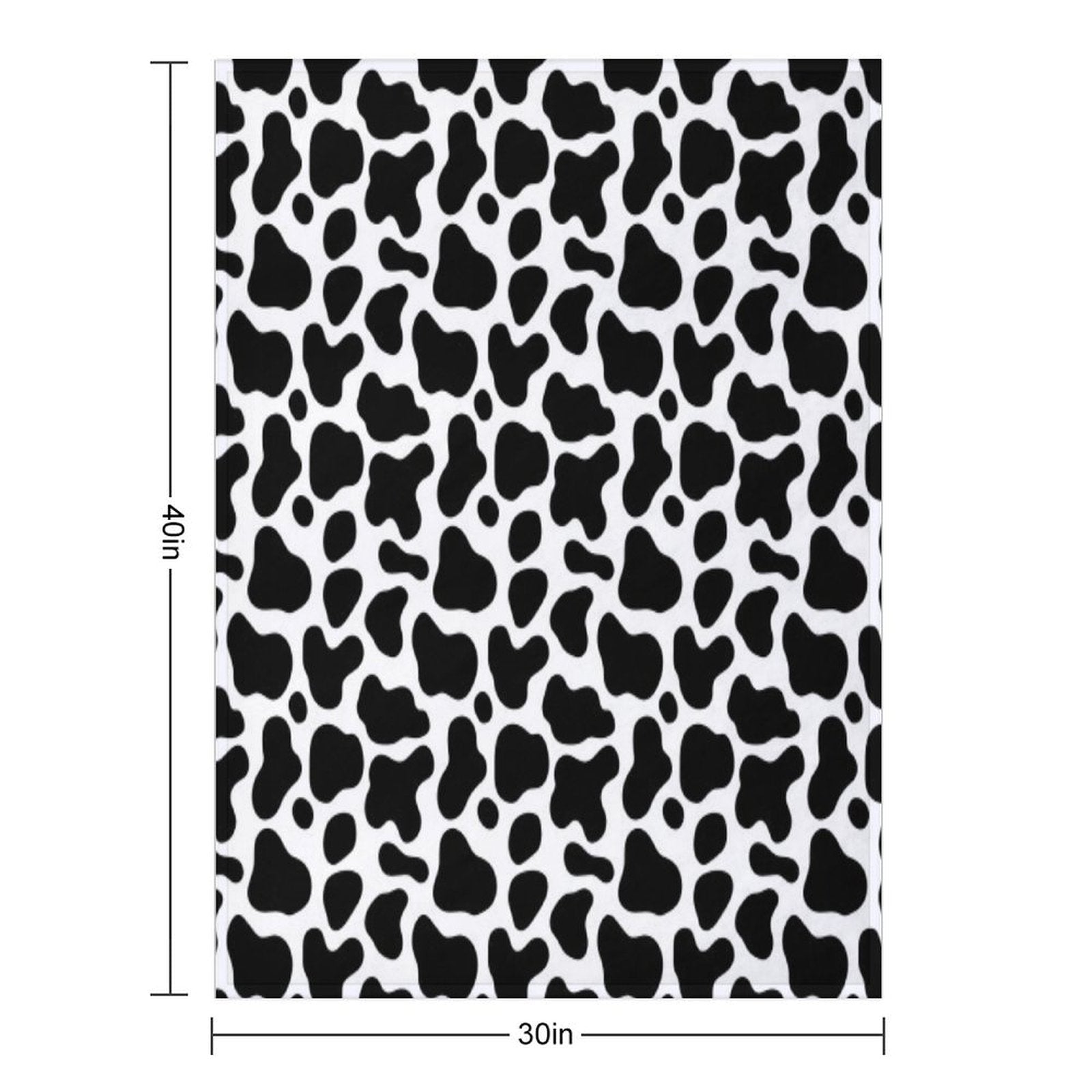 COW PRINT PATTERN Throw Blanket