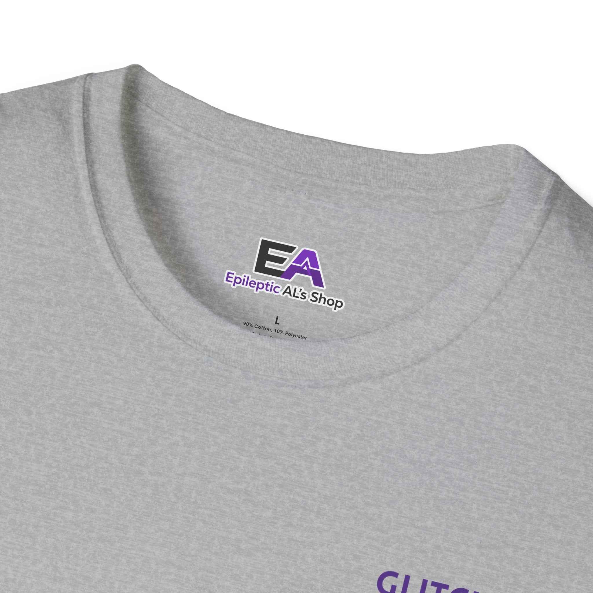 Glitch Happens Tee – Minimalist Seizure First Aid Shirt