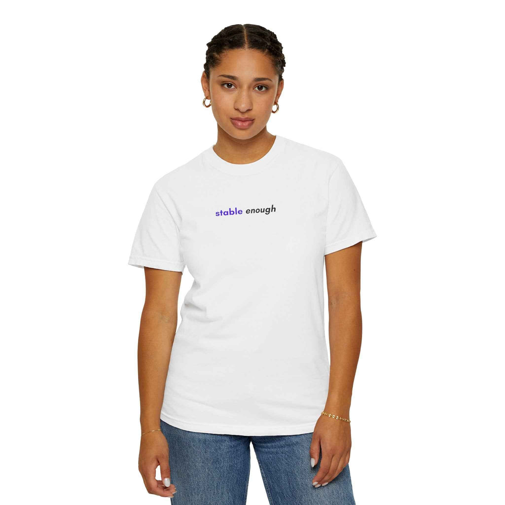 Stable Enough Epilepsy Awareness T-Shirt | Minimal Awareness Tee
