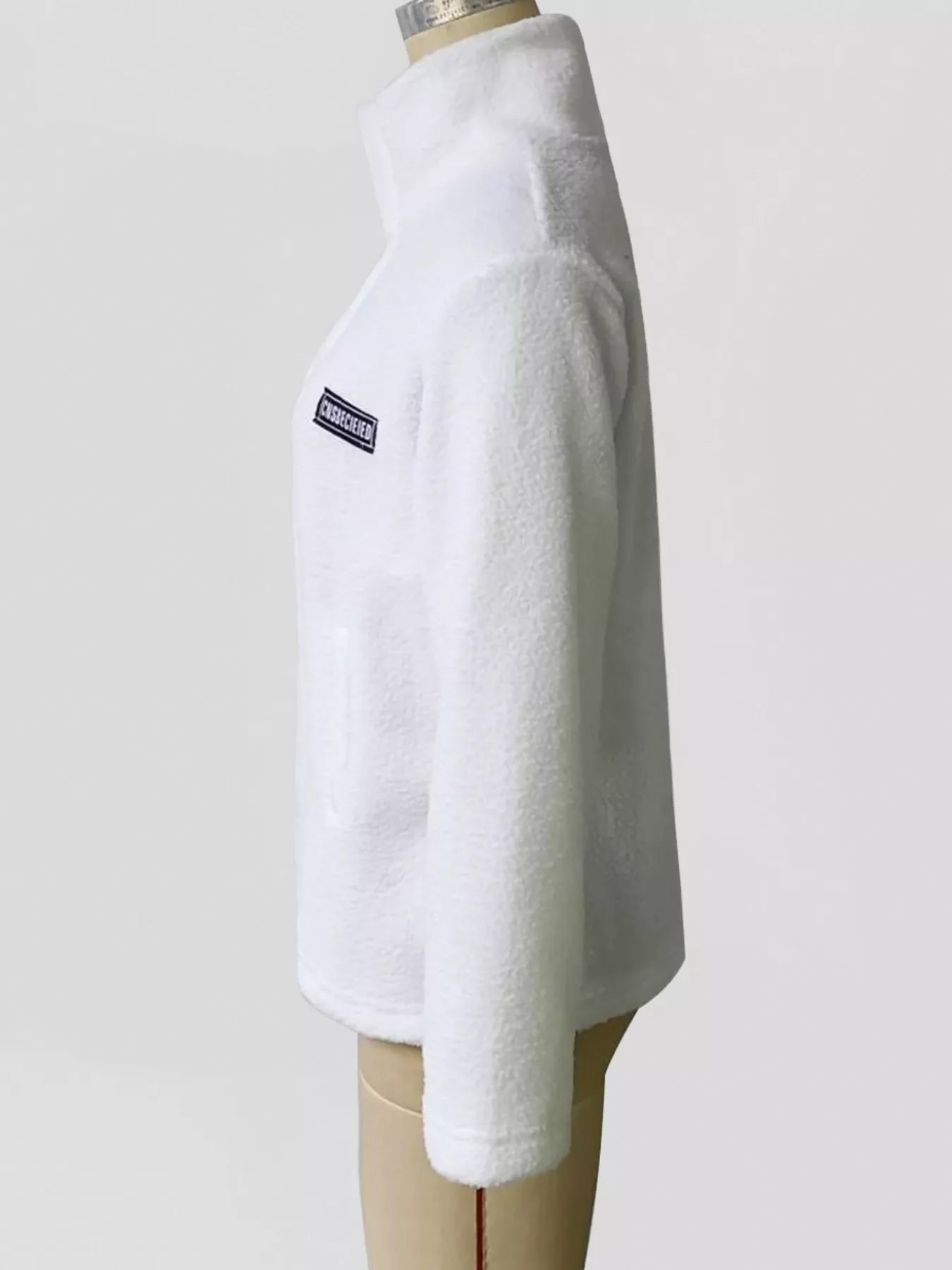 Women's Sherpa Fleece Zip Up Jacket Oversized Winter Outerwear