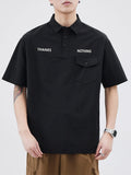 Men's Plus Size Button Detail Short Sleeve Polo