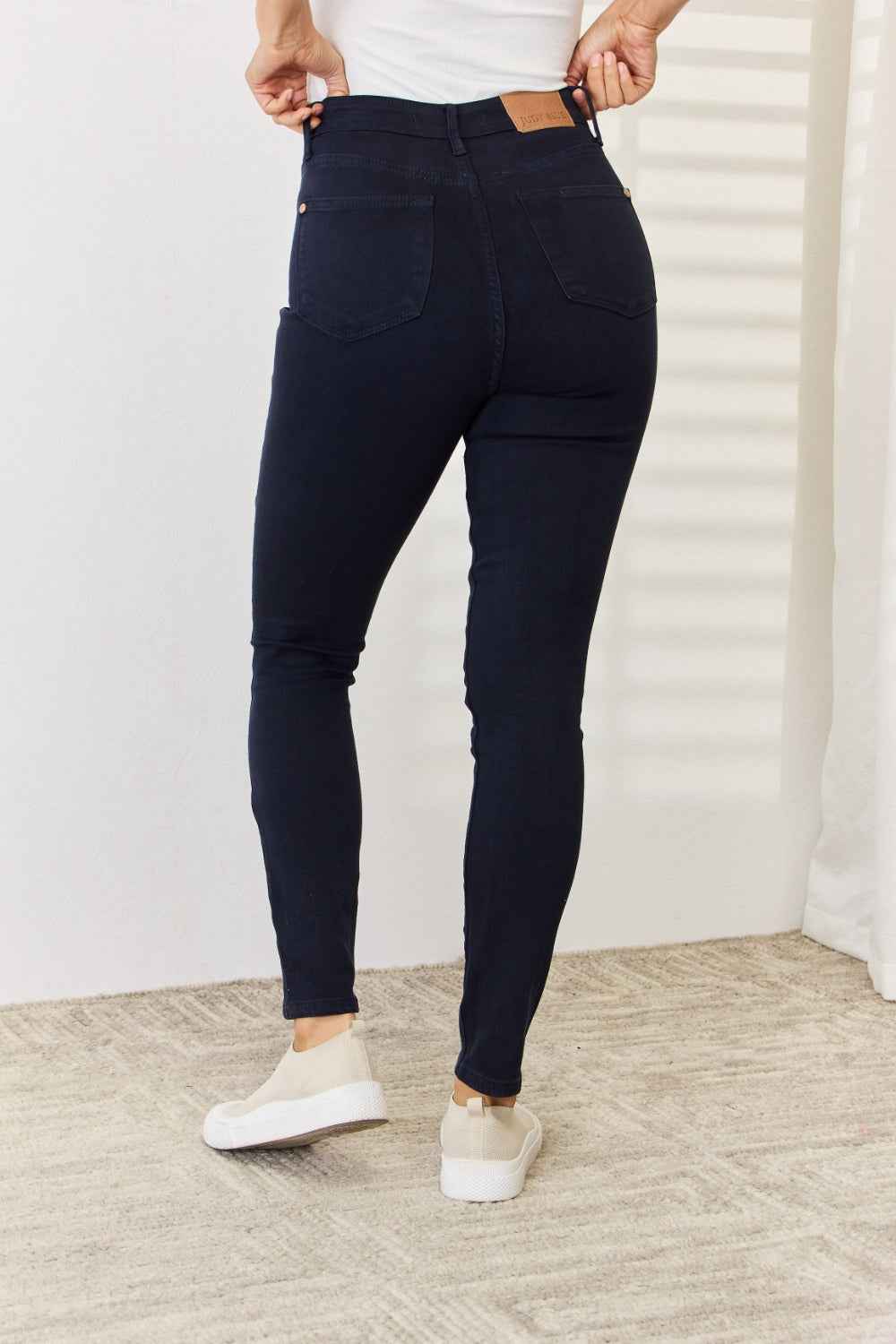 Judy Blue Tummy Control Skinny Jeans - Garment Dyed