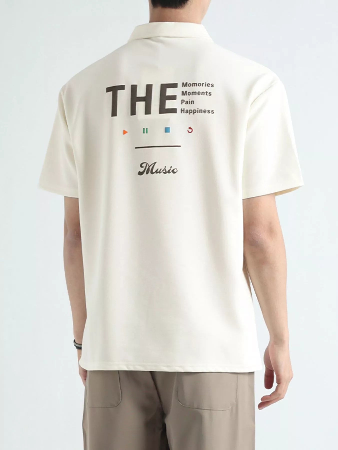 Men's Plus Size Button Detail Short Sleeve Polo