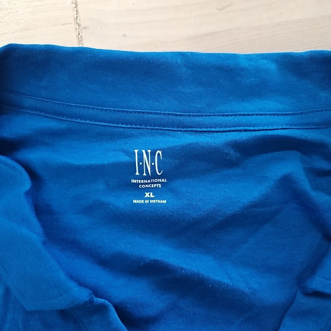 INC Size XL Teal New MENS Polo