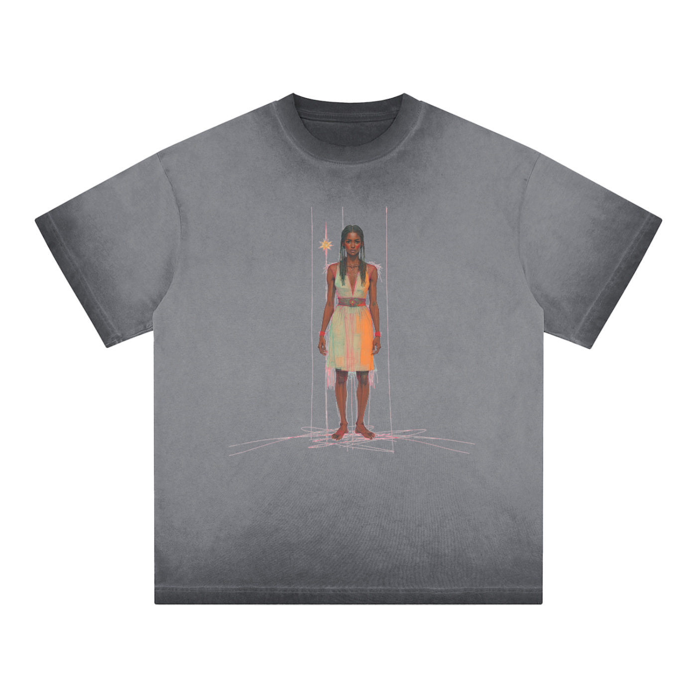 Amaru Khans Reverse Dyed T-shirt