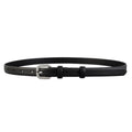 Women's Skinny Buckle Belt in Genuine Cowhide Leather
