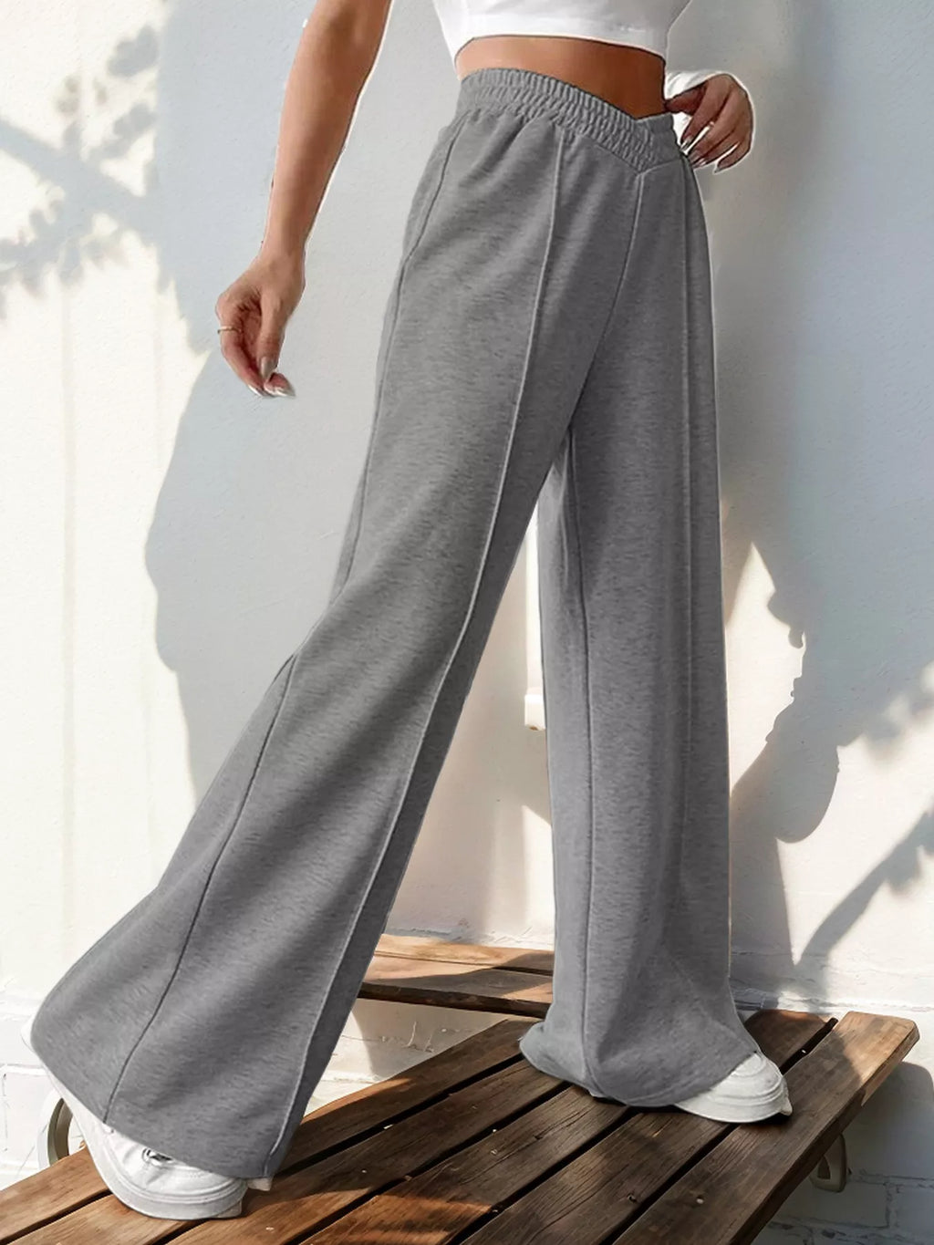 Wide Leg High Waist Pants for All