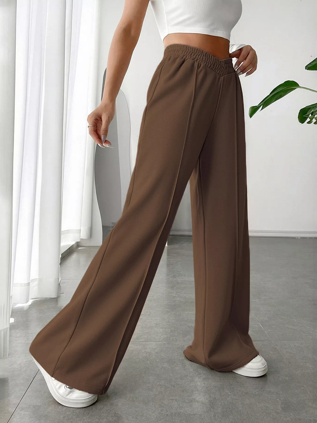 Wide Leg High Waist Pants for All