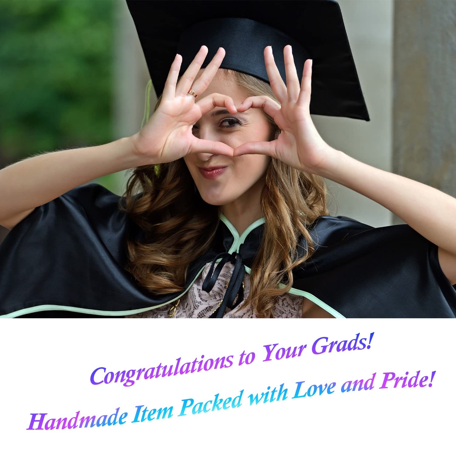 SAM & LORI Unique Grad Cap Box 2026 Graduation Gifts for Her/Him - Adjustable Unisex Bracelet for Primary/Middle School/High School/College Grads