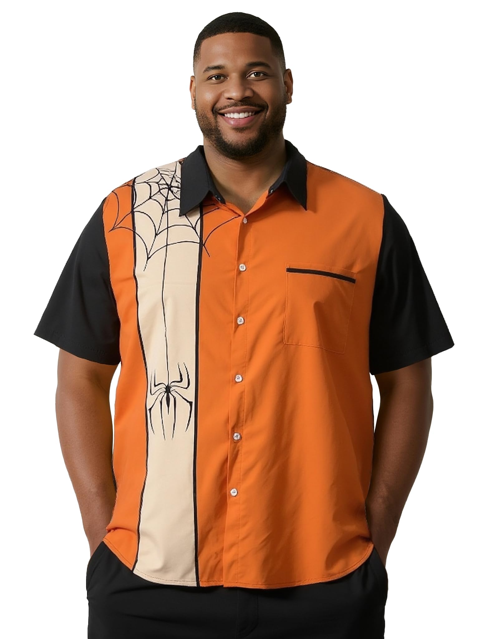 Yuyapu Button Down Shirt Men Causal Big and Tall Shirts for Men Short Sleeve Button up Summer Beach Work Shirts Plus Size