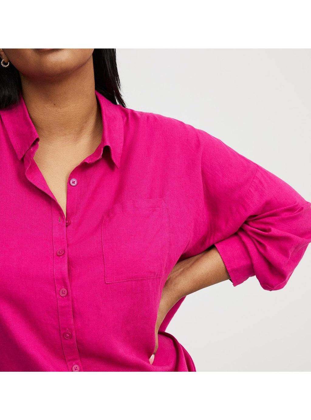 Torrid Women's Plus Size Drop Shoulder Relaxed Shirt
