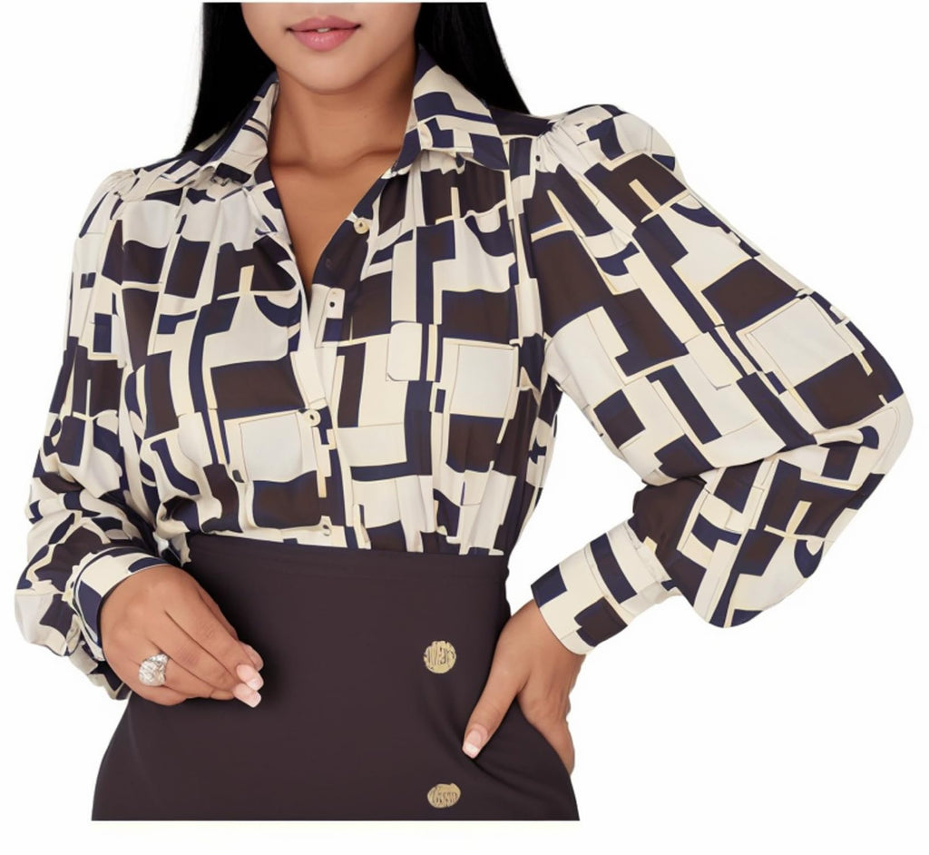 Blouses for Women Dressy Casual Colorful Long Sleeve Shirt Floral Print Tops Loose Collar Sexy T-Shirts Fashion 2023