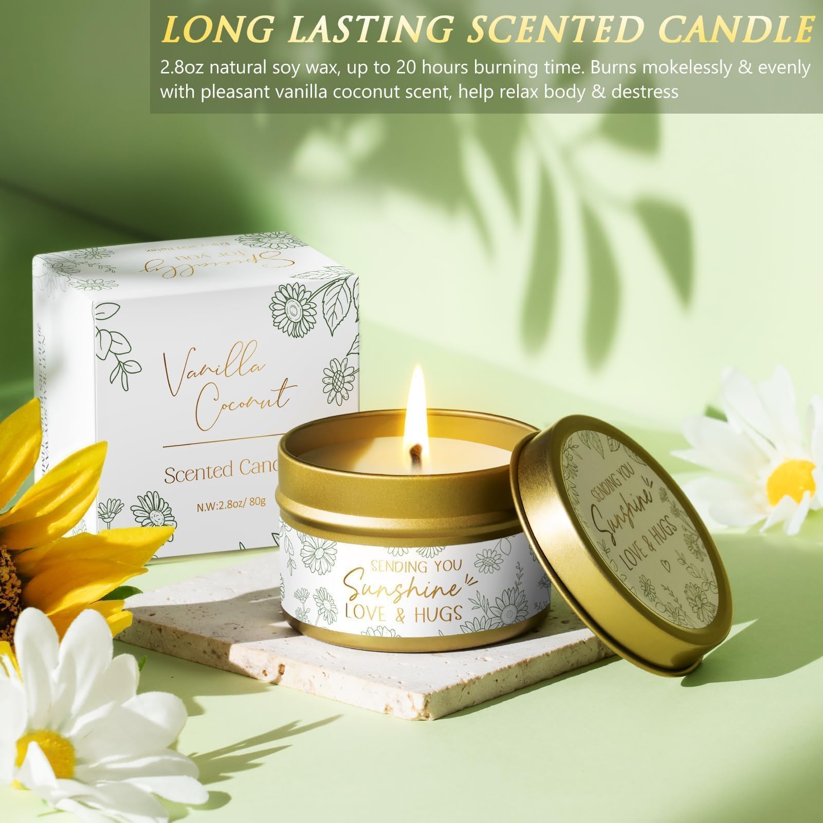 MAYICIVO Birthday Gifts for Women Self Care Get Well Soon Gift Baskets, Spa Care Package Inspirational for Women Mom