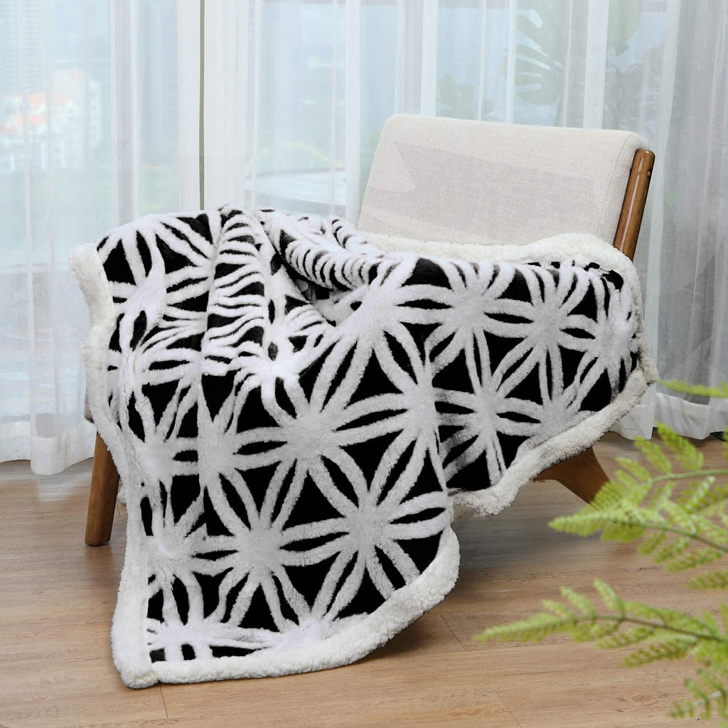 LOMAO Sherpa Fleece Blanket for Mom Cozy Soft Throw Blanket for Women Men Birthday Gifts Dual Sided Couch Sofa Bed Blanket
