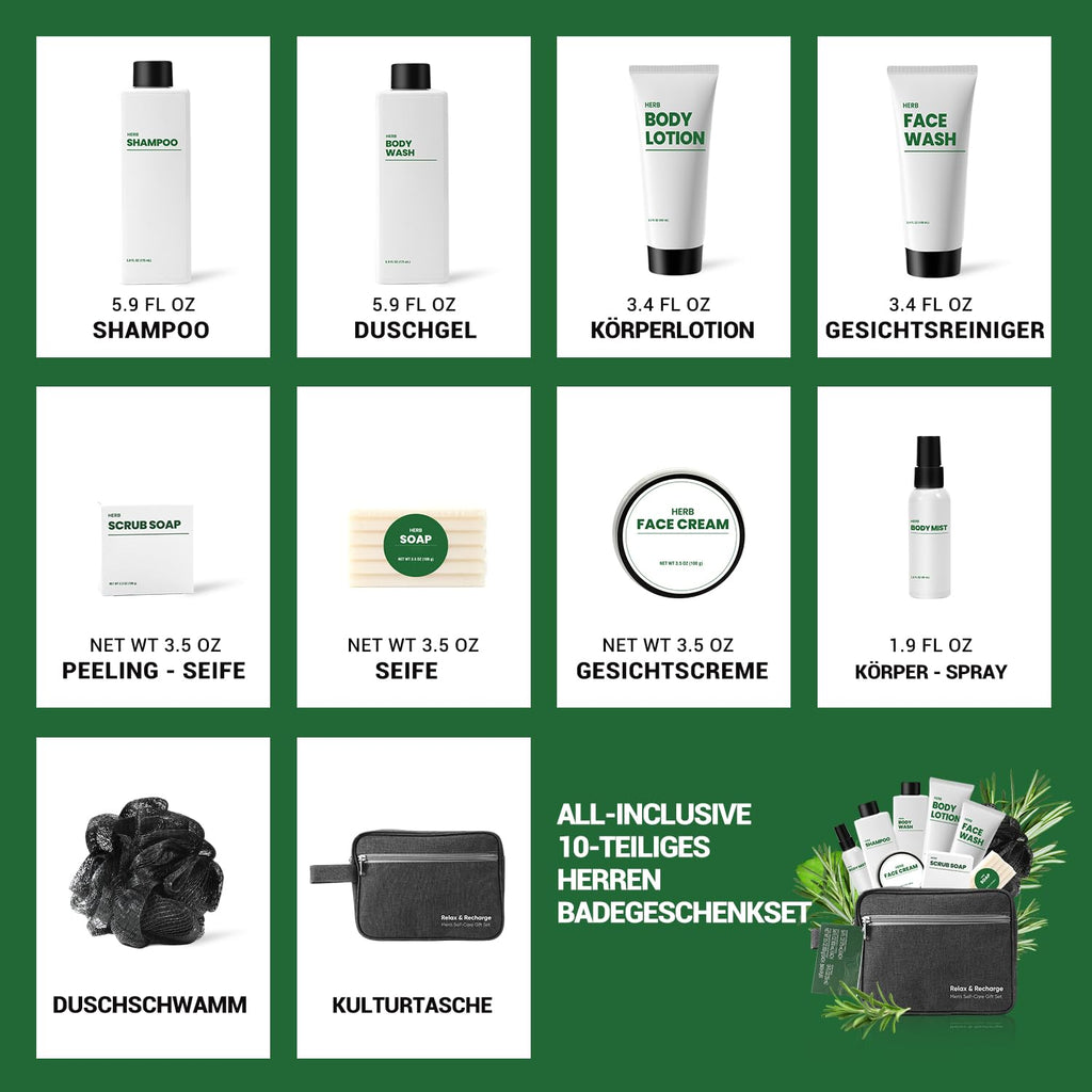 The three-piece men's skincare set is specially designed for people with oily skin.
