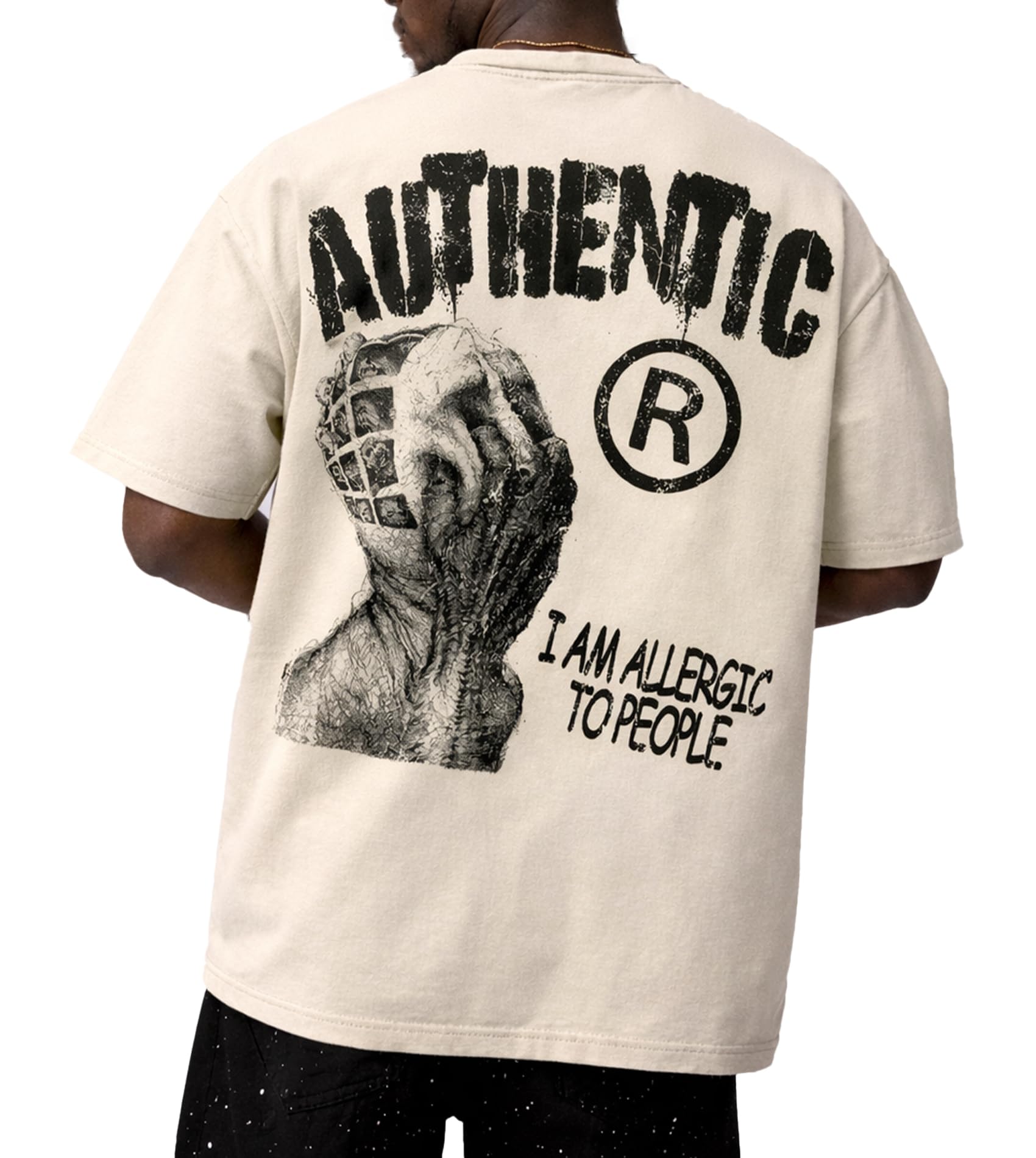 Sopula Studio Mens Graphic T-Shirts, Christian Tees Shirt Unisex Oversized Jesus Y2K Cotton Streetwear Top