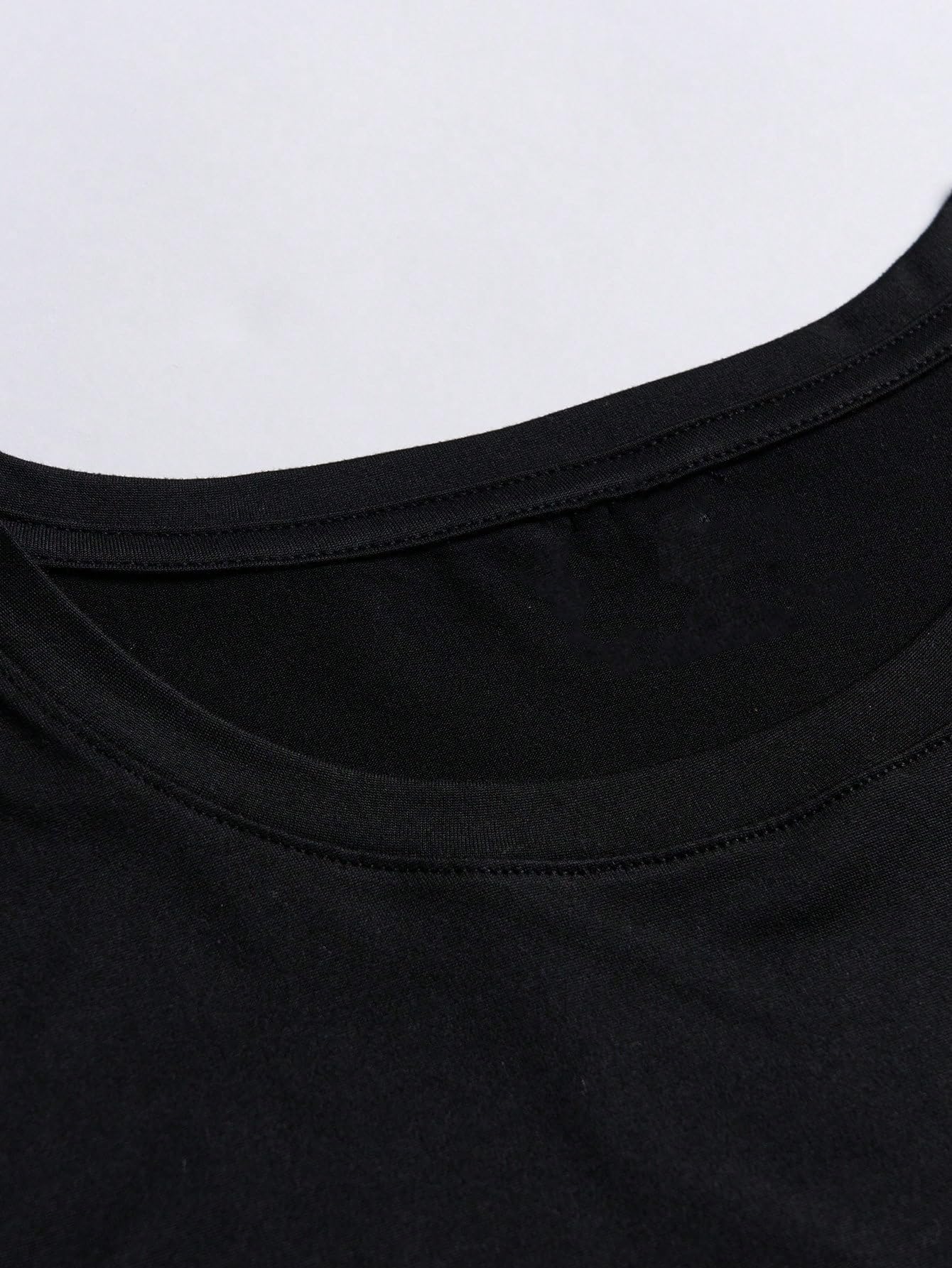 BEAUDRM Men's Plus Size Graphic Print Round Neck Tee Short Sleeve Regular Fit Pullover T Shirt Streetwear