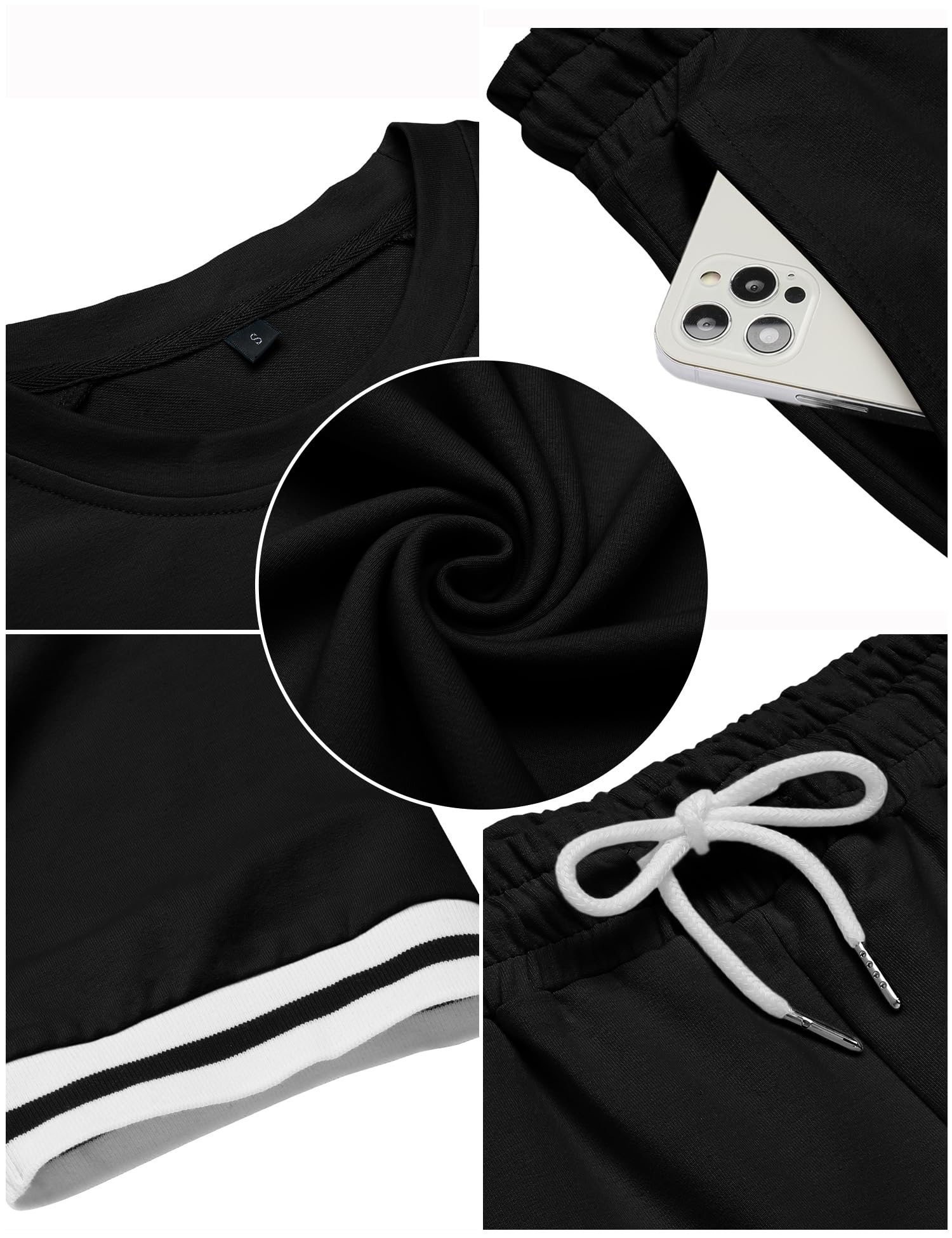 Babioboa Mens Short Sets 2 Piece Outfits Fashion Summer Tracksuit Casual Shirt Shorts Slim Fit Athletic Sports Sweatsuit