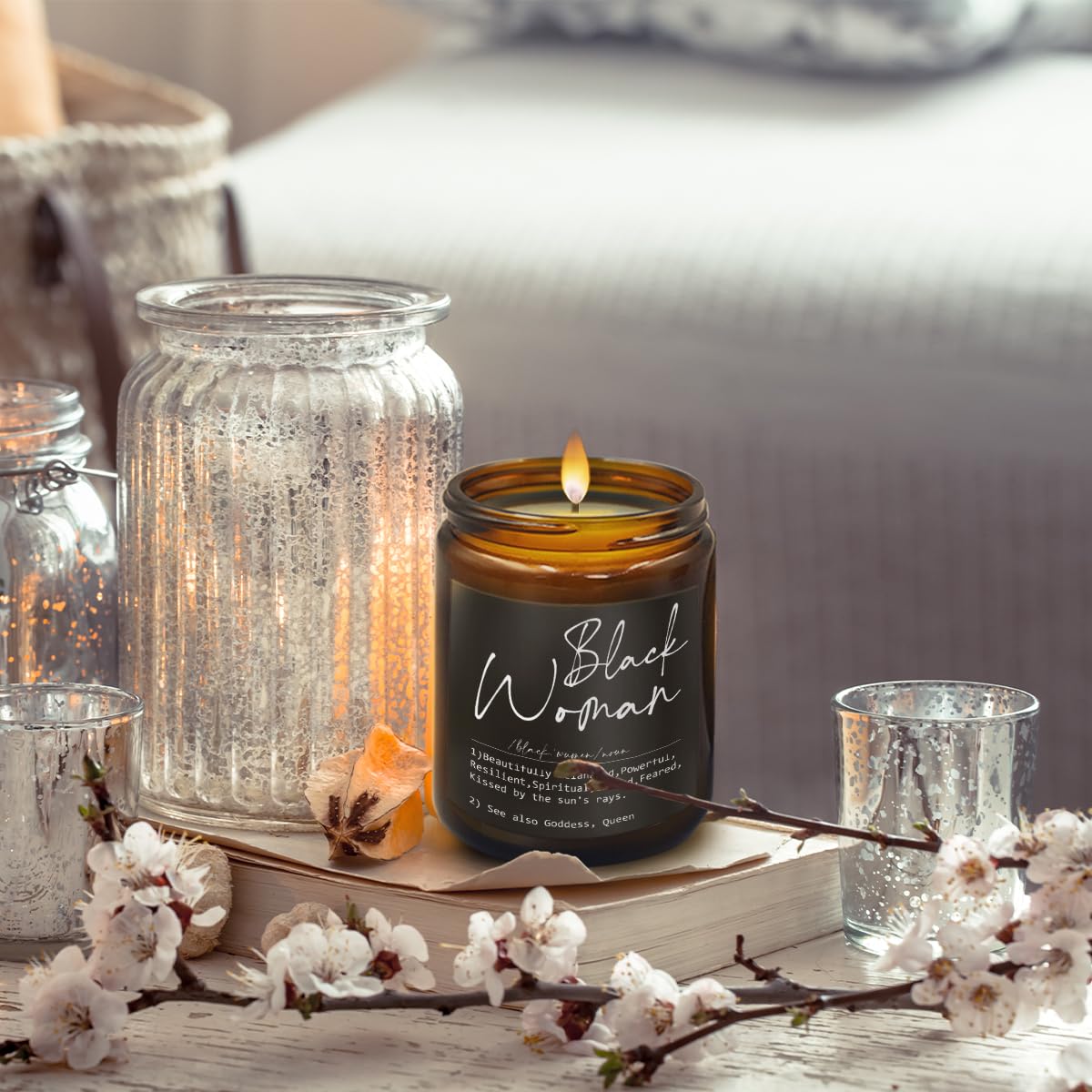 THDSE Black Women Definition African American Gifts - Scented Candles