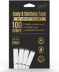 Fashion Clothing Tape Double Sided - Clear Tape for Clothes, Body, and All Skin Shades