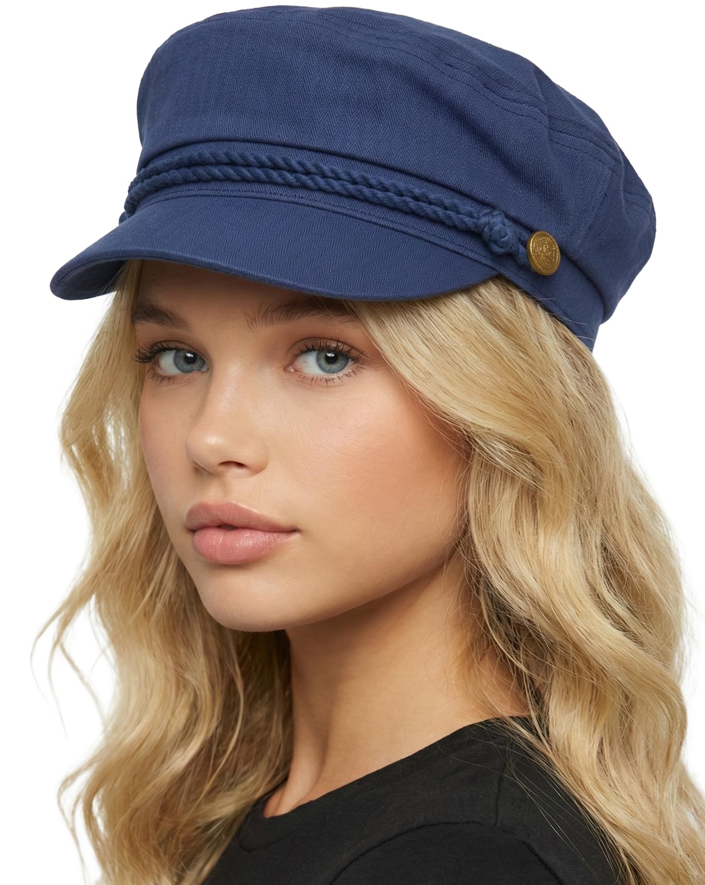 Funky Junque Newsboy Hat for Women – Trendy Greek Fisherman Cap, Classic Women's Baker Boy Newsies Hat, Ladies Fashion Caps