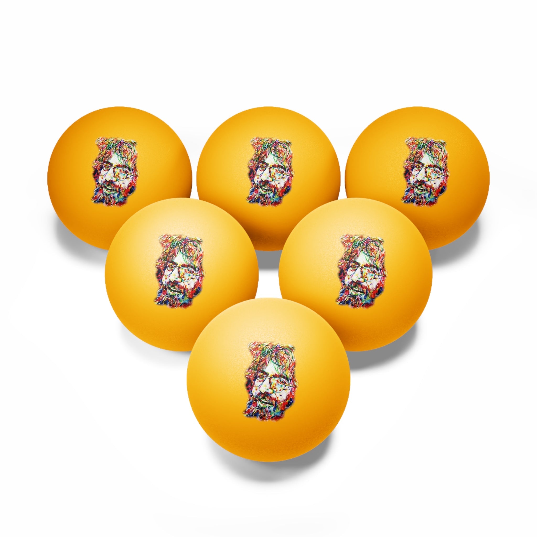 Jerry G 6 Pack Ping Pong Balls
