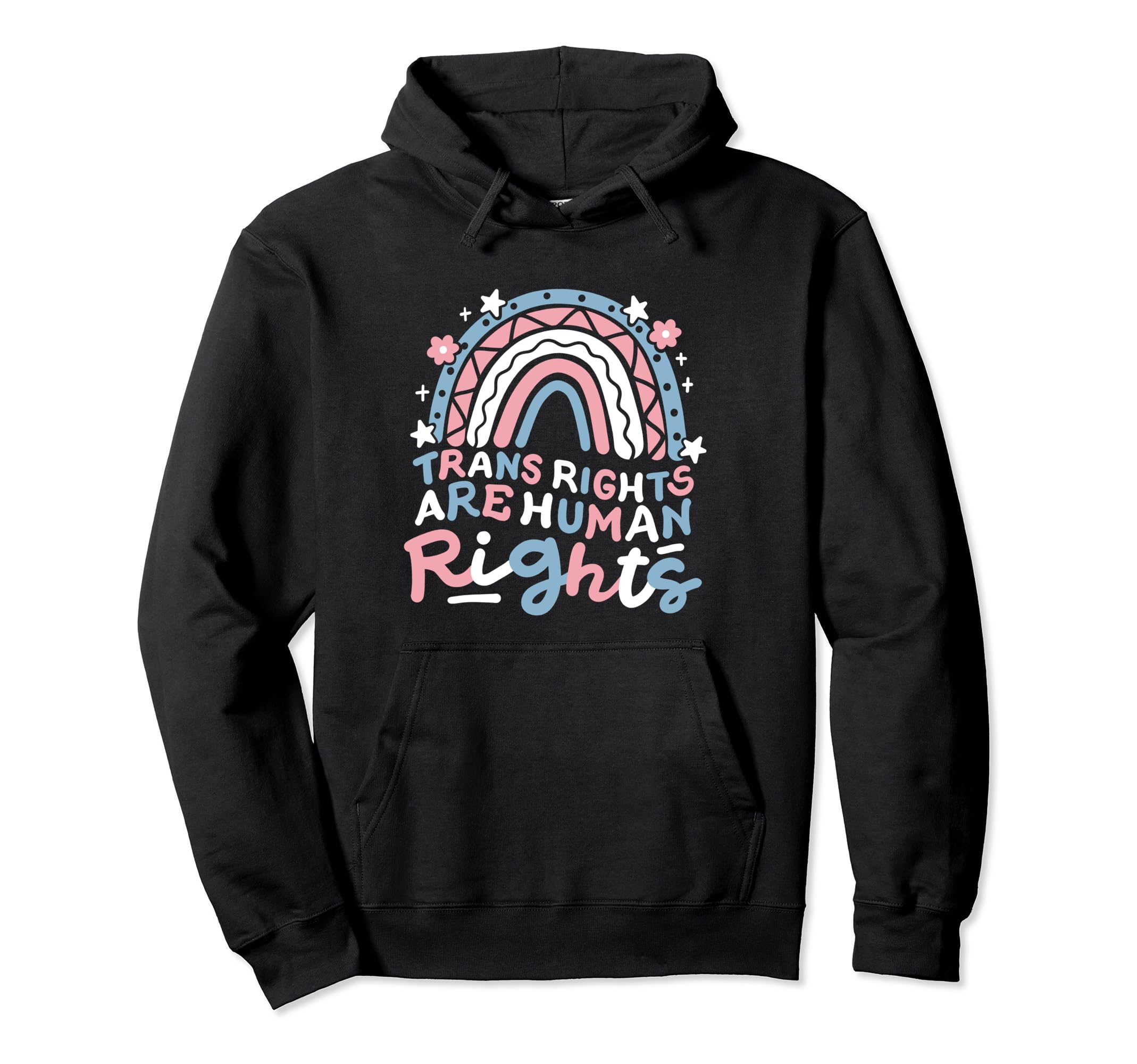 Transgender Pride Groovy Trans Rights Hoodie - Unique Graphic for Adults