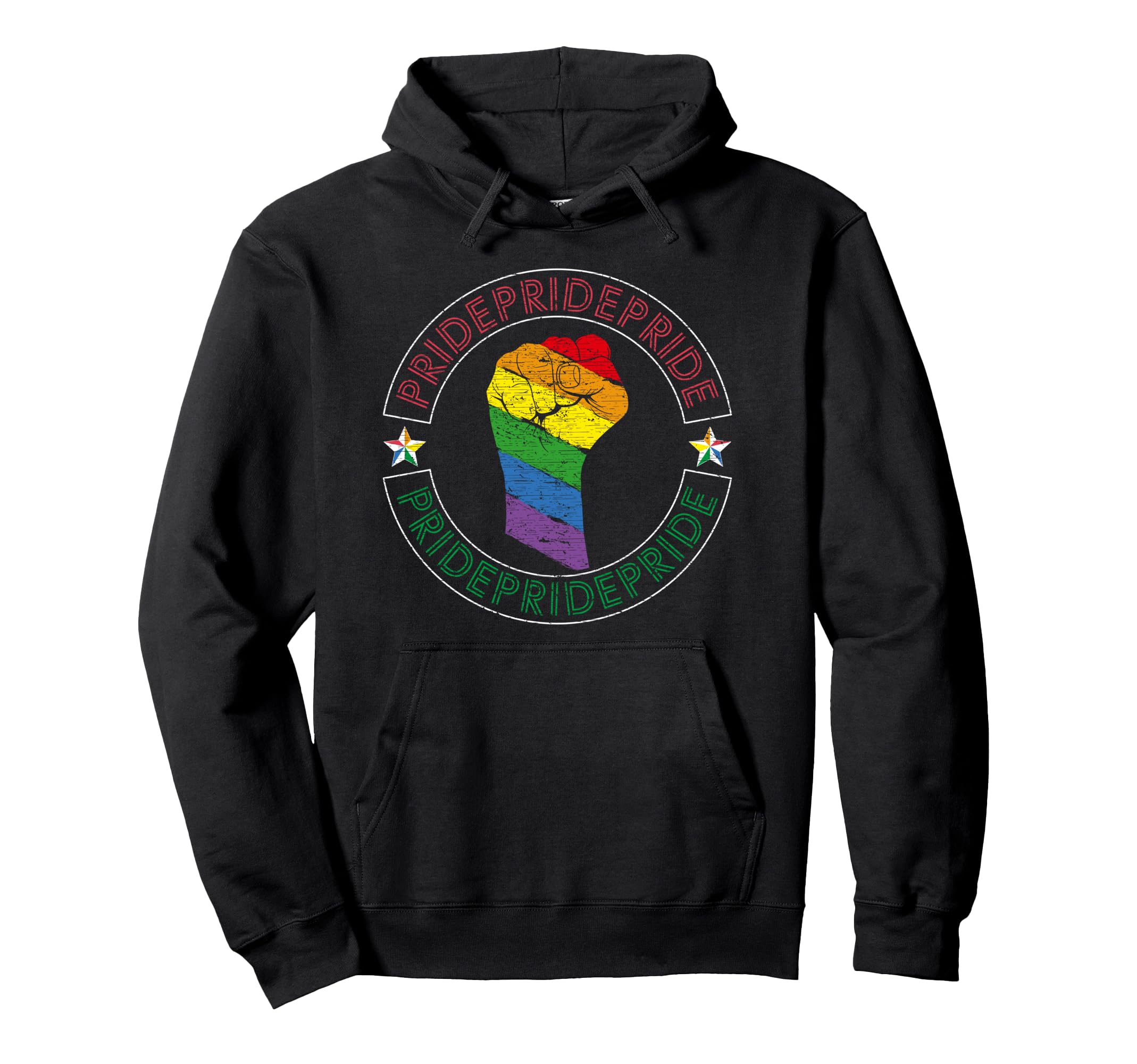 Gay Pride Month Transgender Rainbow Hoodie - Graphic Print Men Women