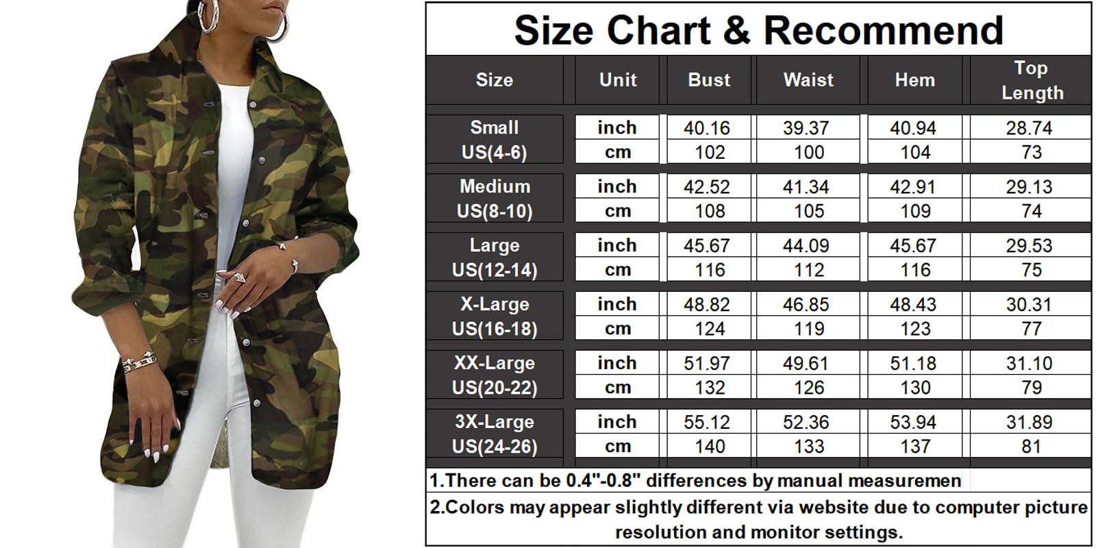 sexycherry Denim Jacket for Women Long Sleeve Classic Trucker Jeans Jackets Coat Outwear with Pocket