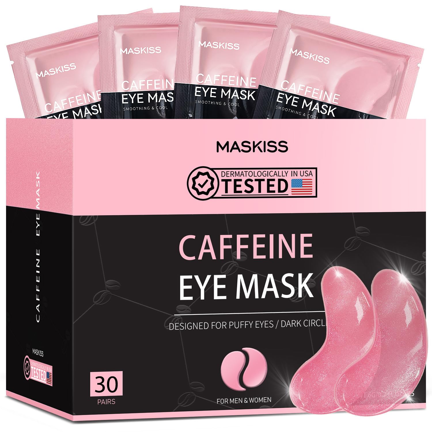 Maskiss Under Eye Patches, eye mask, Collagen Skin Care Products, Eye Patches for Puffy Eyes, eye masks for dark circles and puffiness