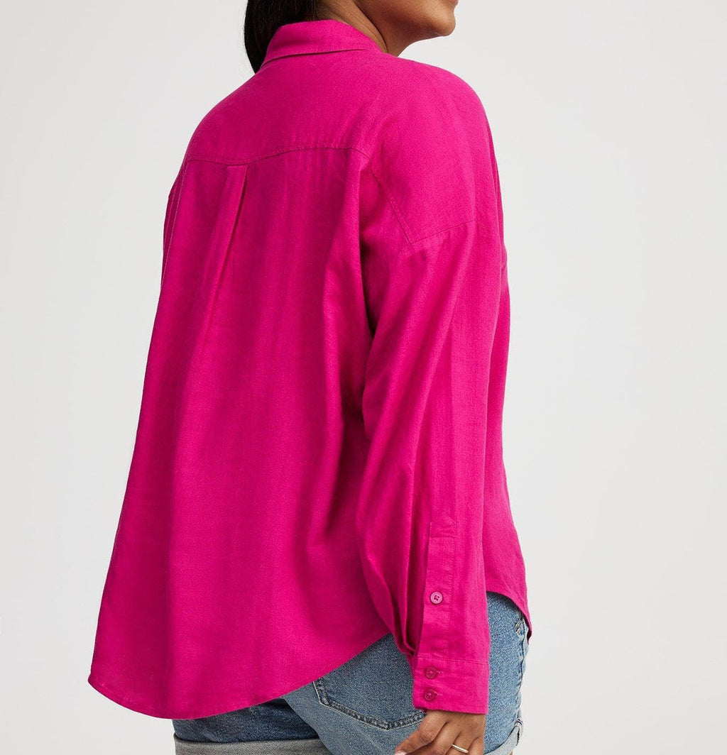 Torrid Women's Plus Size Drop Shoulder Relaxed Shirt