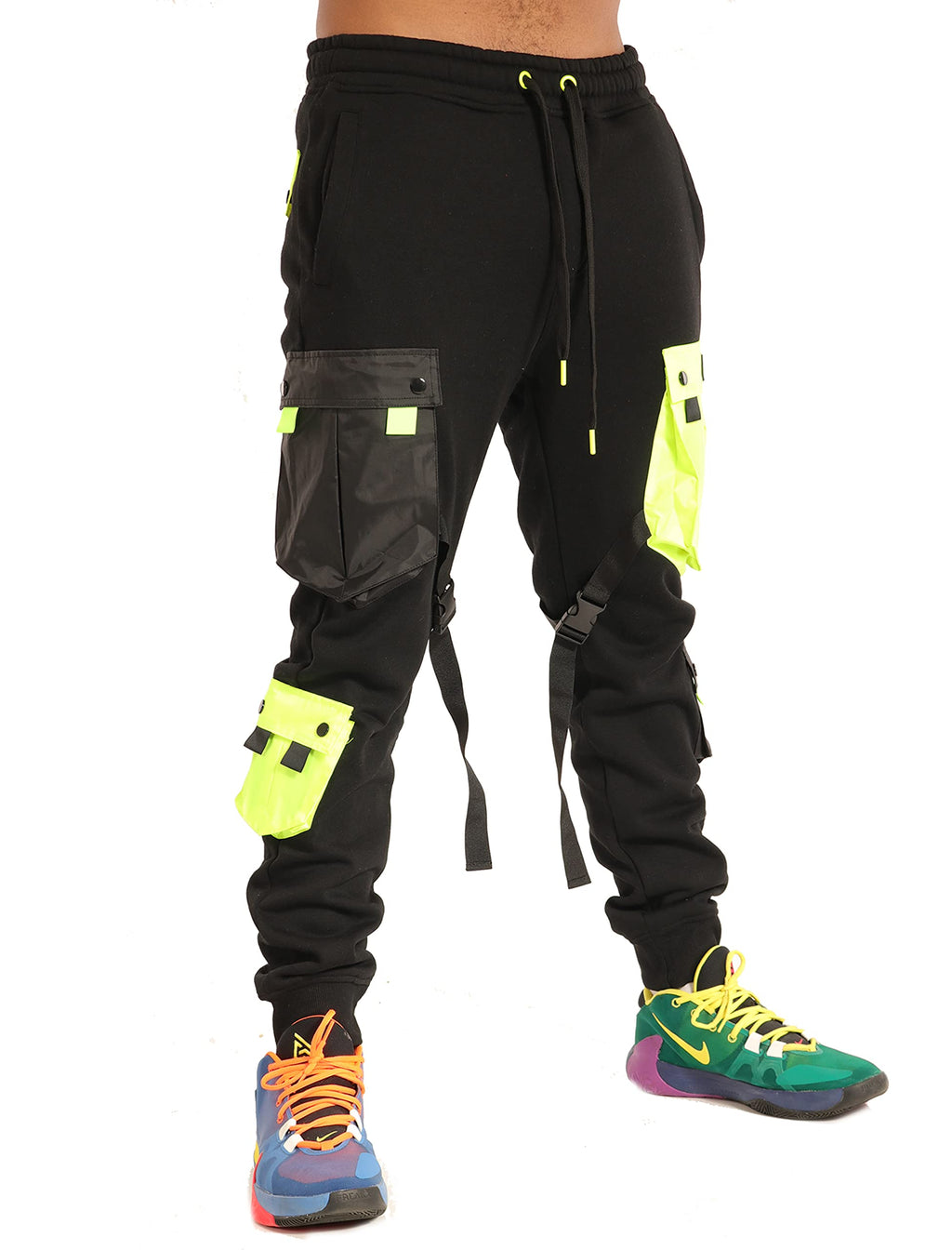 SCREENSHOT Mens Urban NYC Graffiti Hip Hop Fleece Pants Active Fashion Drawstring Sweatpants Bottoms