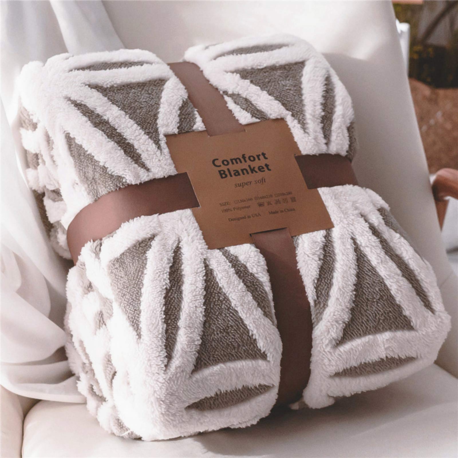 LOMAO Sherpa Fleece Blanket for Mom Cozy Soft Throw Blanket for Women Men Birthday Gifts Dual Sided Couch Sofa Bed Blanket