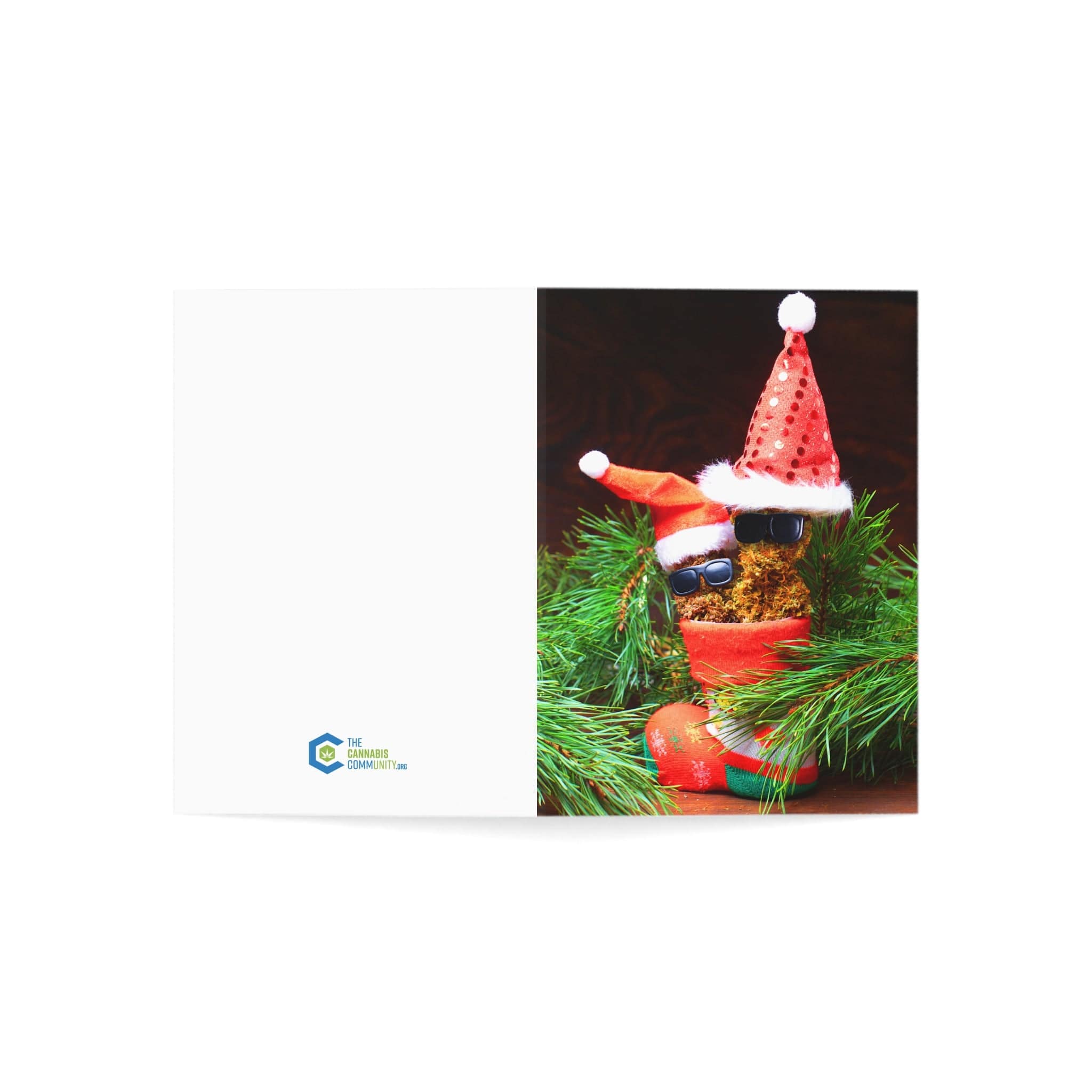 Merry Kushmas From Your Best Bud Christmas Greeting Cards (1, 10, 30, and 50pcs)