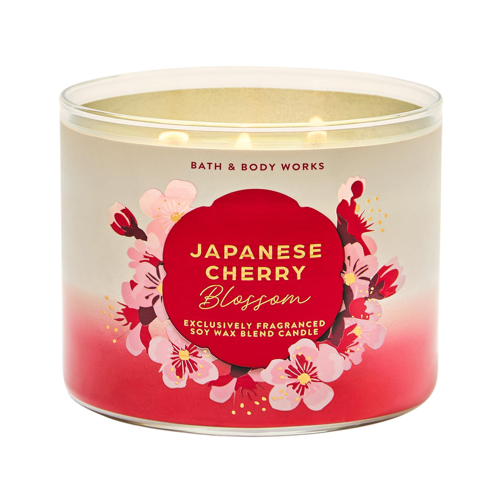 Bath & Body Works 3-Wick Candle, Long-Lasting Burn Up to 45 Hours, Exclusively Fragranced Soy Wax Blend