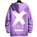 Covisoty Mens Casual Cotton Hoodies Contrast Color Pullover Mens Patchwork Hooded Sweatshirt Casual Long Sleeve